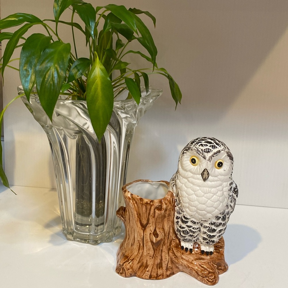 Owl planter